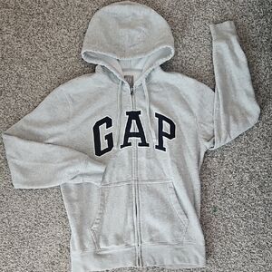 Nwot GAP Light Gray Hoodie with Logo